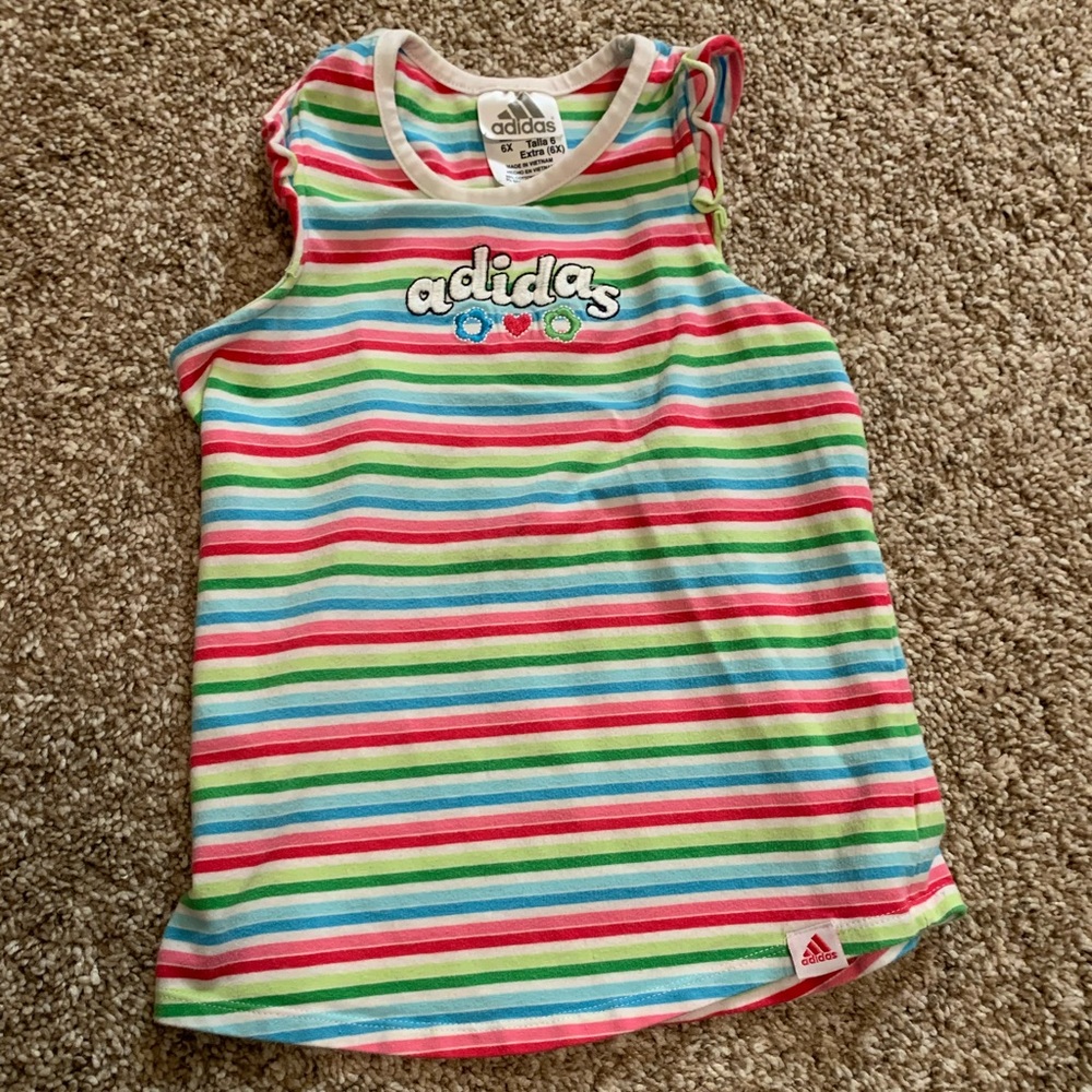 Girls Adidas Tank Top - 6X